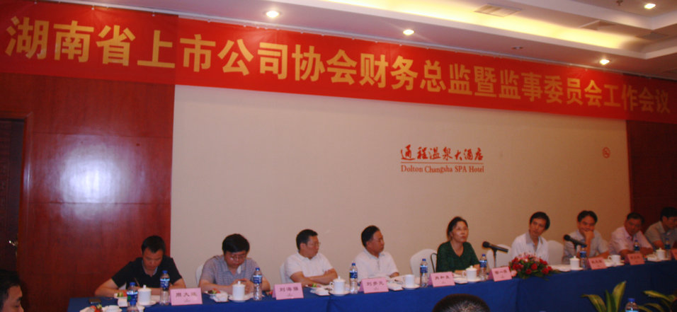 協會財務總監暨監事委員會工作會議在寧鄉召開